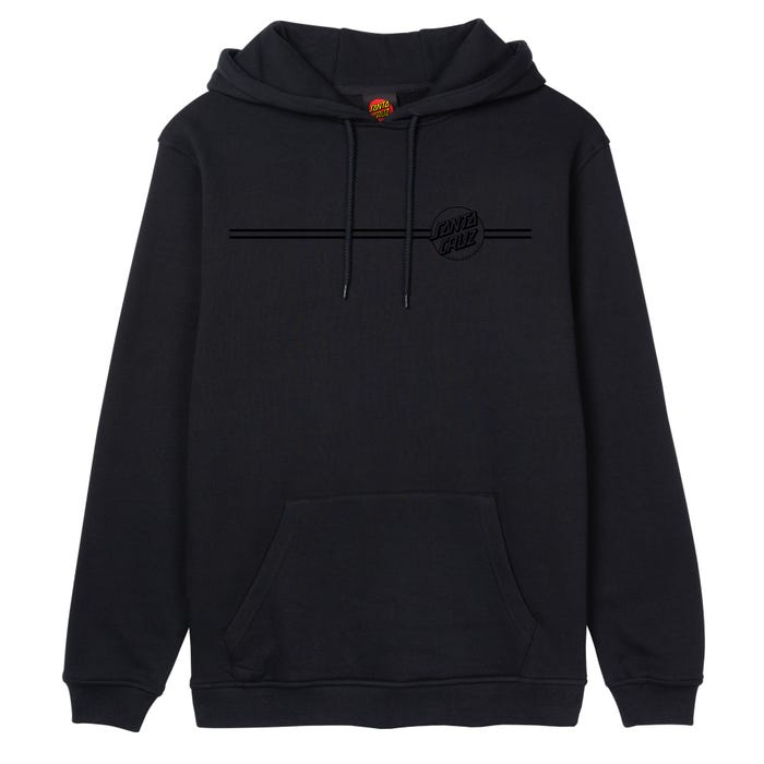 Santa Cruz Opus Tonal Dot Stripe Hood - Black
