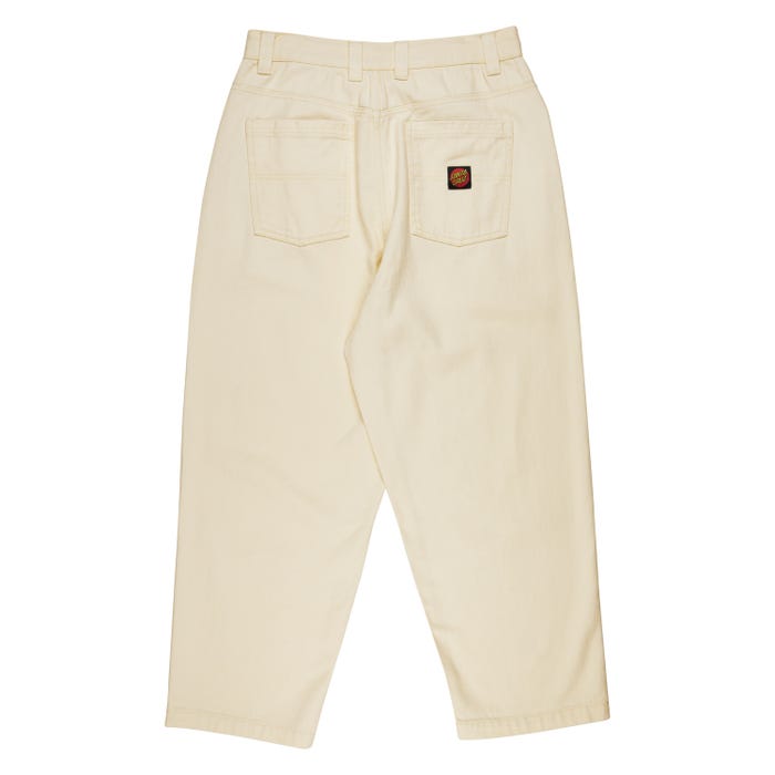 Santa Cruz Big Pant Baggy  Jeans - Optic White