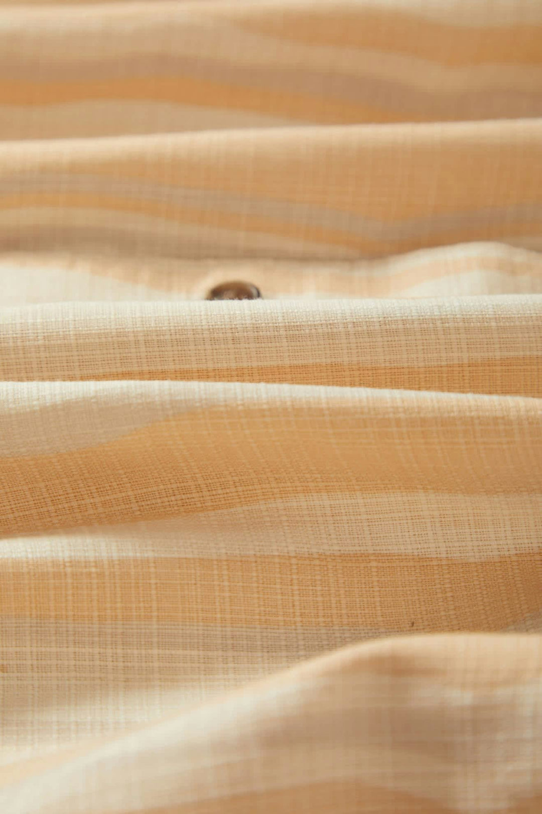 Brixton CRU Slub Relaxed S/S Kurz Arm Shirt - Haselnuss/Malerischer Streifen