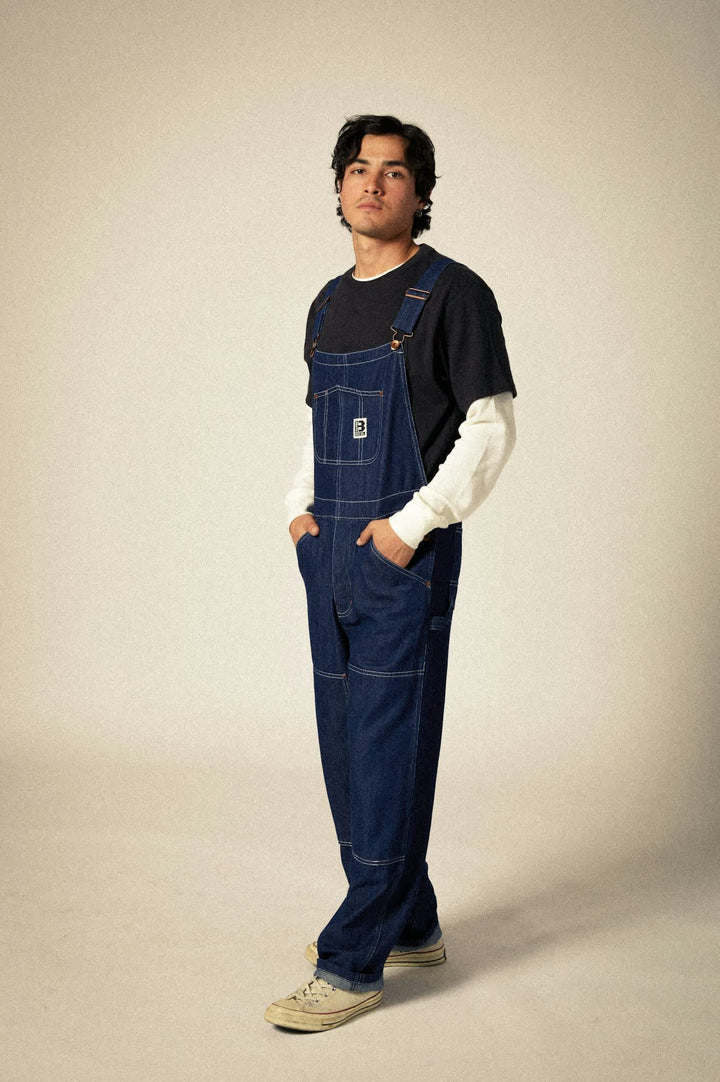 Brixton Builders Overall Latzhose Pant - Rinse Denim