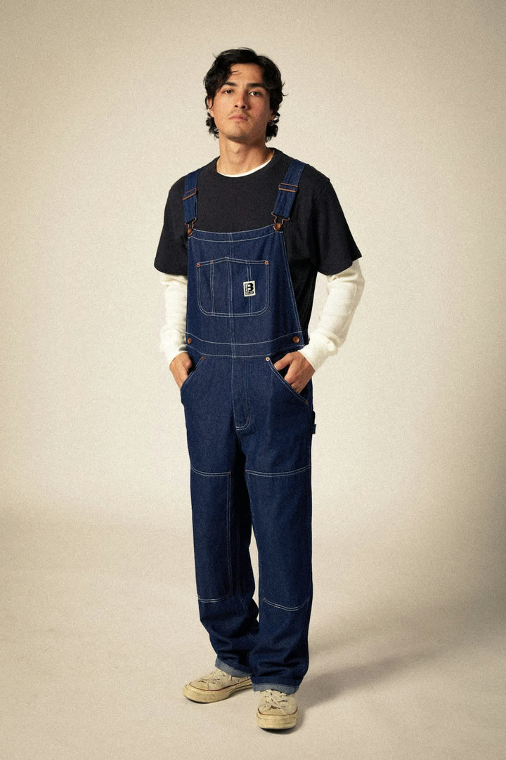 Brixton Builders Overall Latzhose Pant - Rinse Denim
