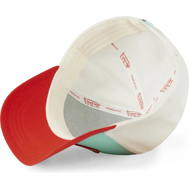 Von Dutch Baseball Cap - Mint/Orange