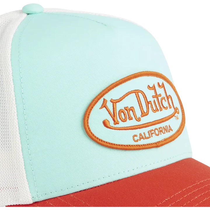 Von Dutch Baseball Cap - Mint/Orange