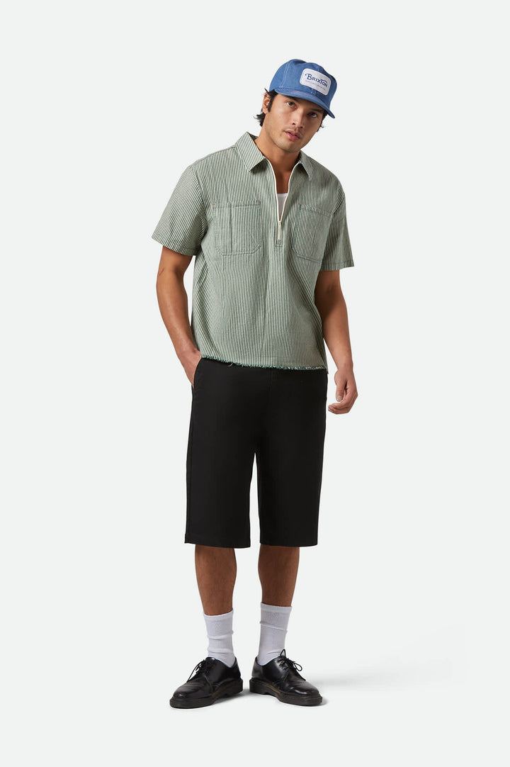 Brixton Choice Chino Baggy Short - Black