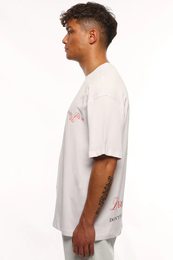 Dropsize TS-266 Heavy Palm T-Shirt - White