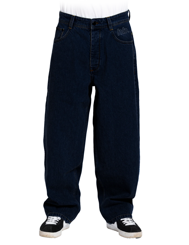 Homeboy x-tra hb  MONSTER Baggy Jeans Denim - Indigo Blue