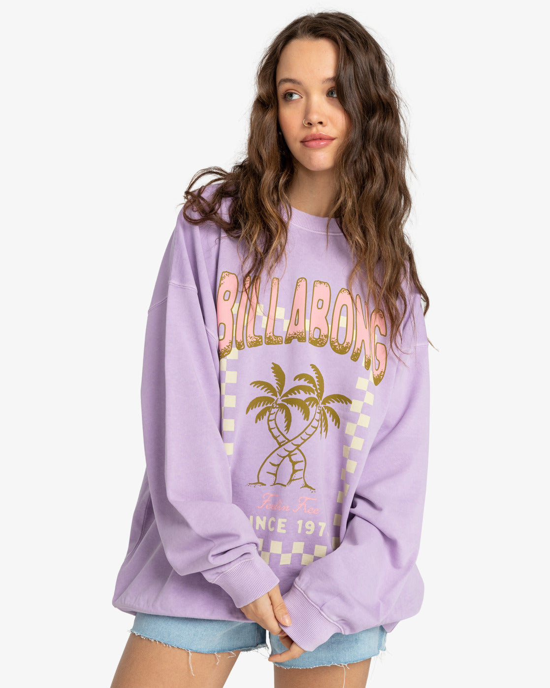 Billabong Ride In - Langärmliges Sweatshirt für Frauen - Peaceful Lilac