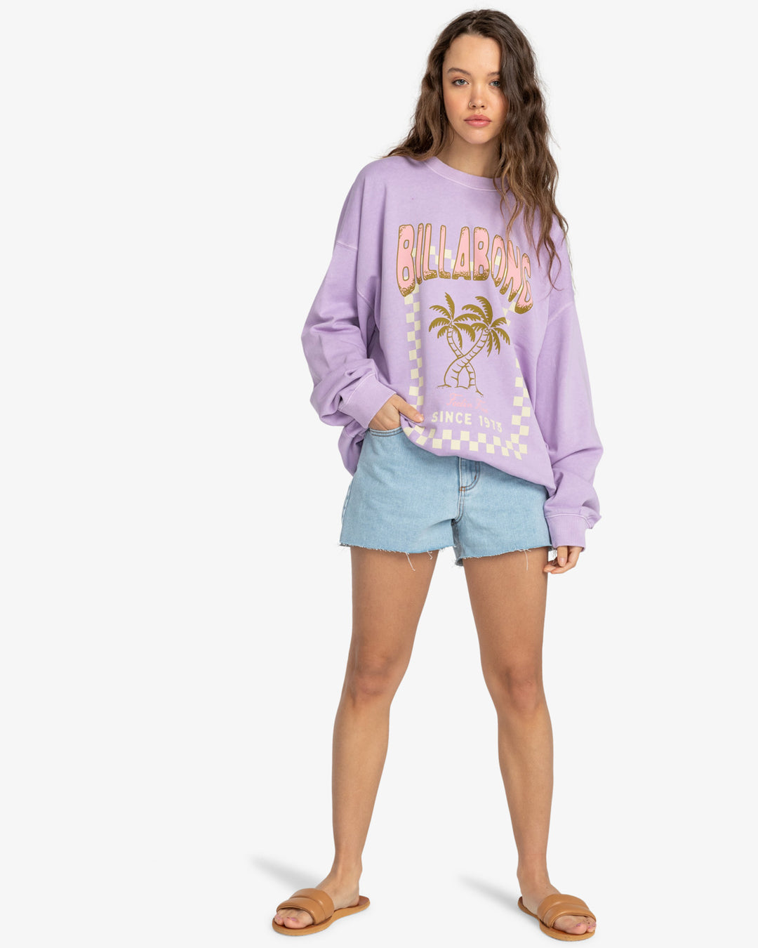 Billabong Ride In - Langärmliges Sweatshirt für Frauen - Peaceful Lilac
