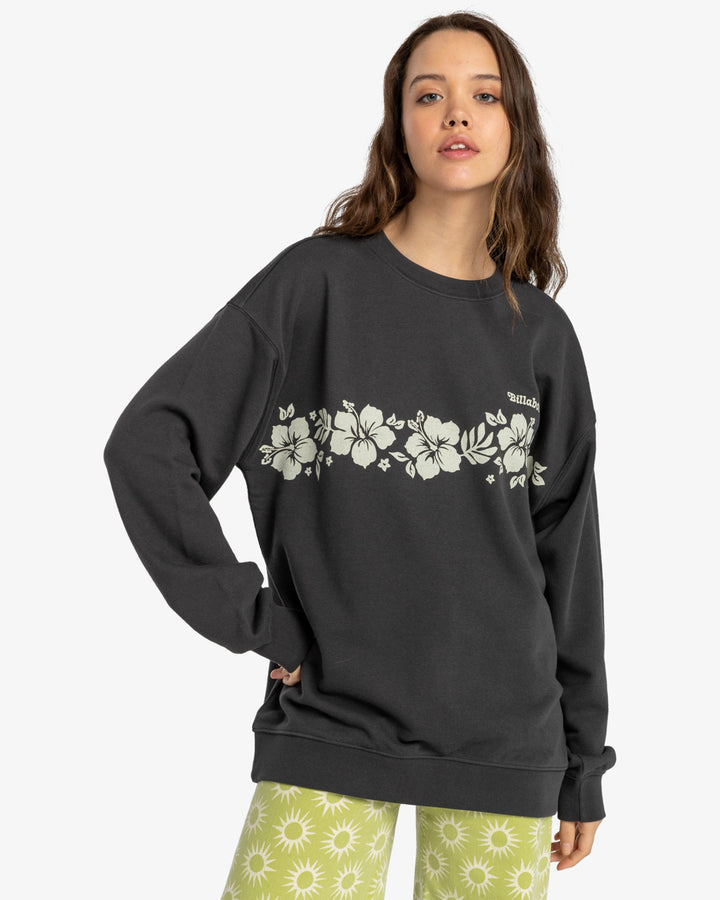 Billabong Forgot me not Sweatshirt - Off Black