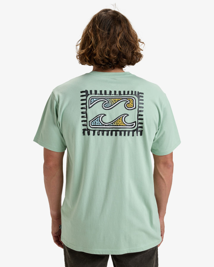 Billabong Crayon Wave T-Shirt - seafoam (sfm)