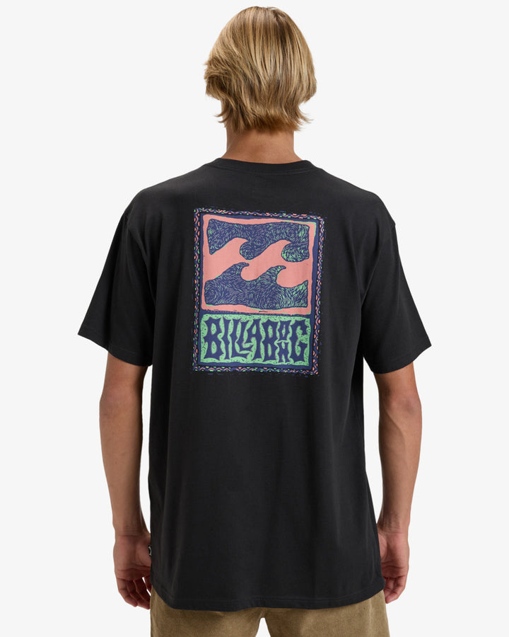 Billabong Stamp T-Shirt - Washed Black (waa)