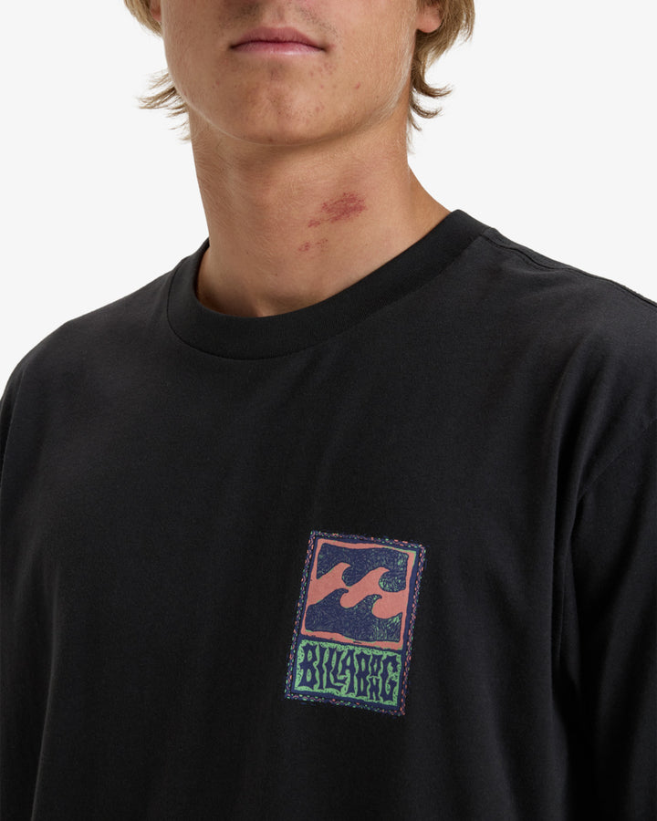 Billabong Stamp T-Shirt - Washed Black (waa)