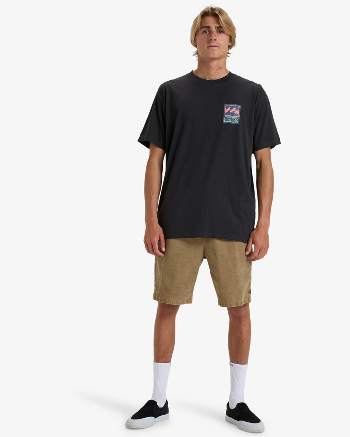 Billabong Stamp T-Shirt - Washed Black (waa)