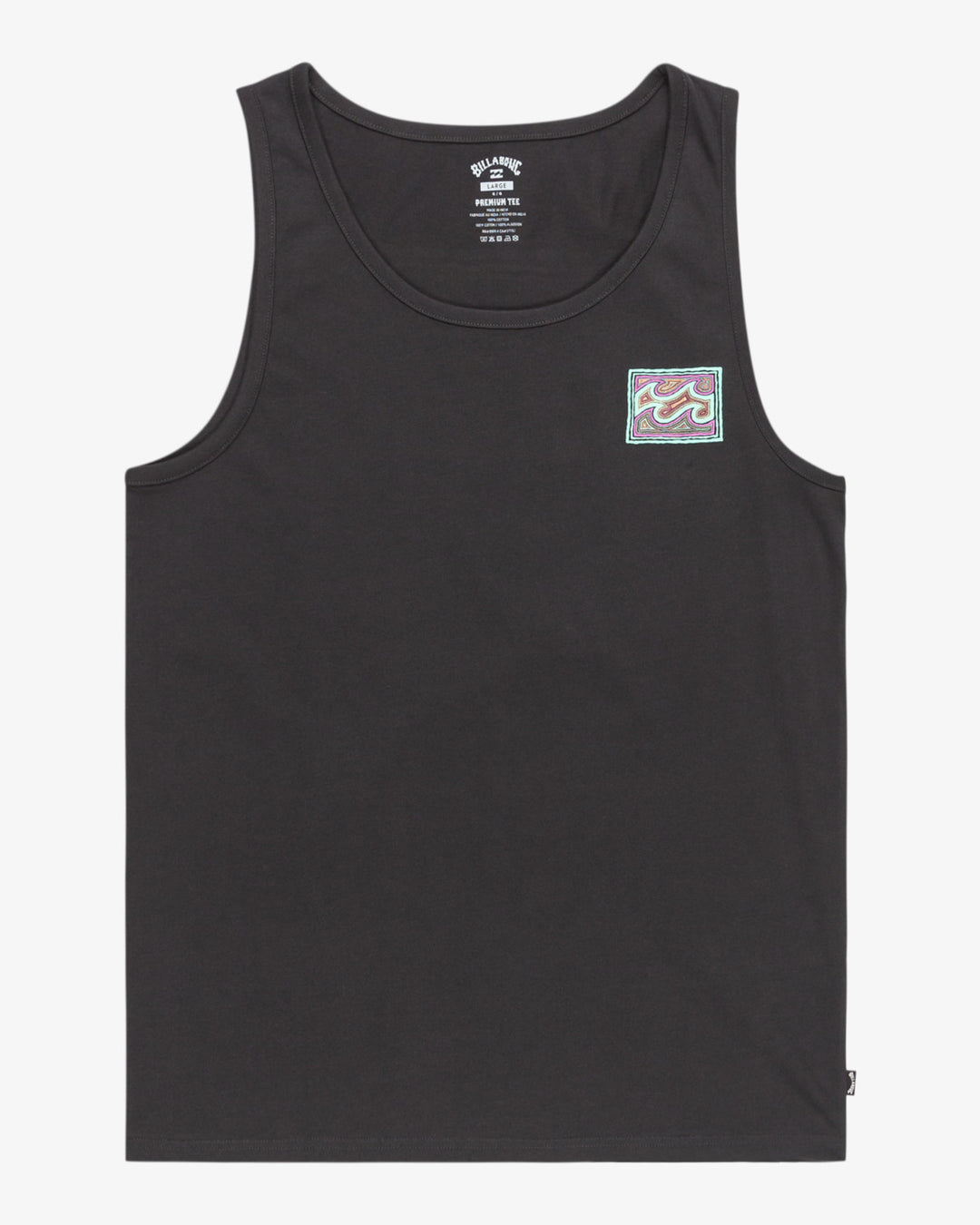 Billabong Crayon Wave Muscle Tanktop - washed black (waa)