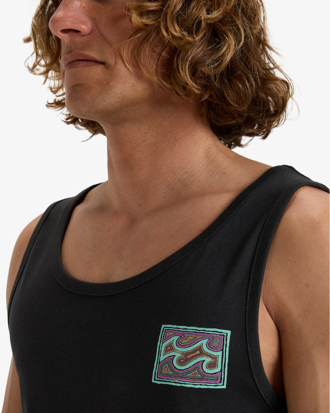 Billabong Crayon Wave Muscle Tanktop - washed black (waa)