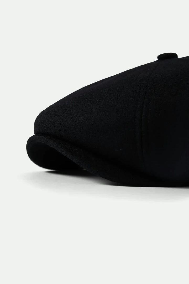 Casquette Brixton Brood en flanelle à pression - Noire 