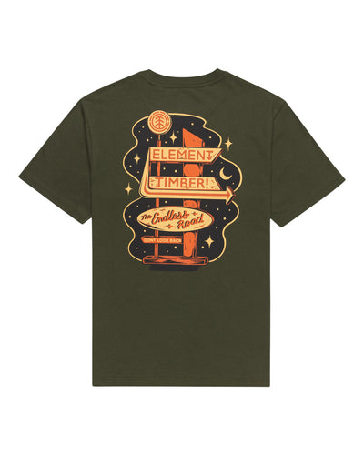 Element Timber Motel - T-Shirt - ForestinGreen