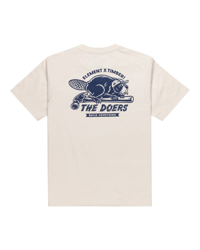 Element x Timber Builder T-Shirt - Oat Milk (teg0)