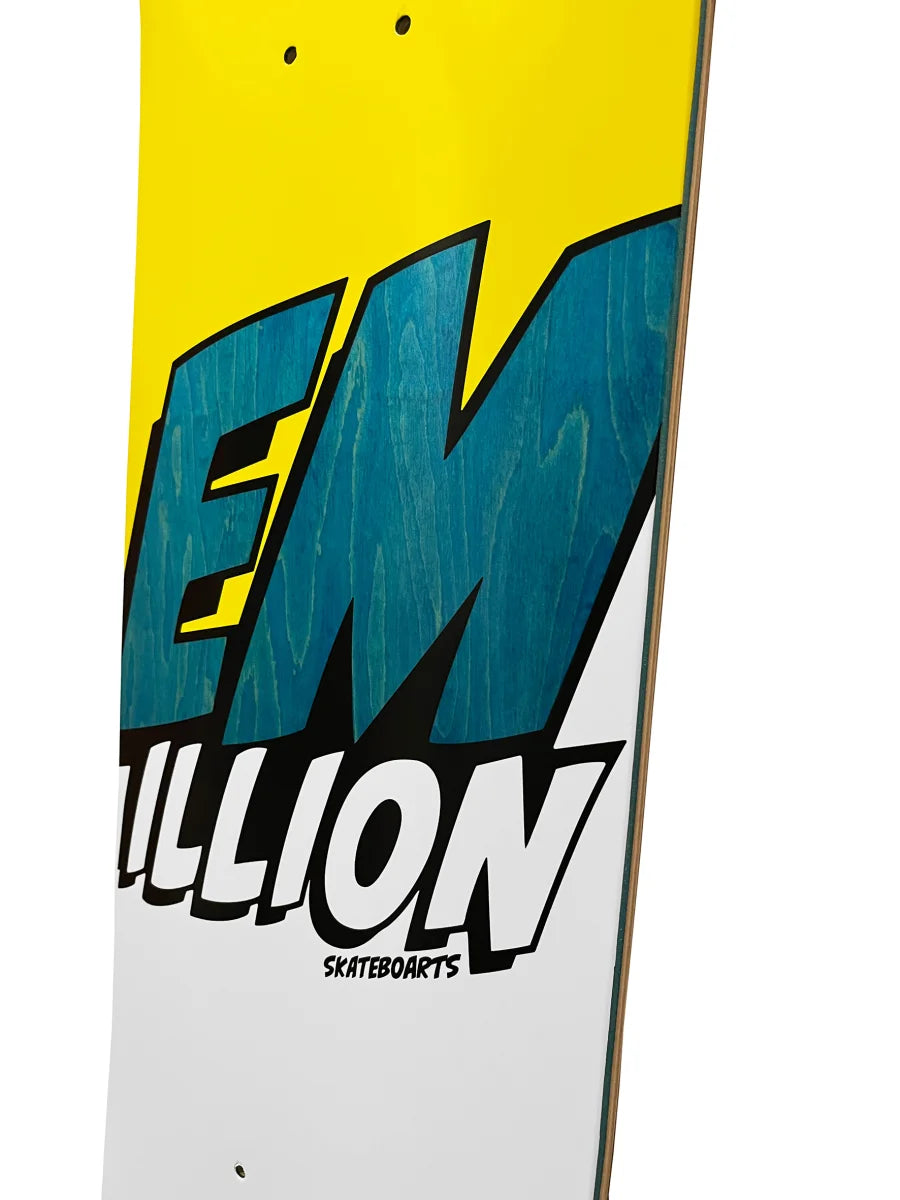 EMillion Fibertech Logo Deck 8.125 - Yellow