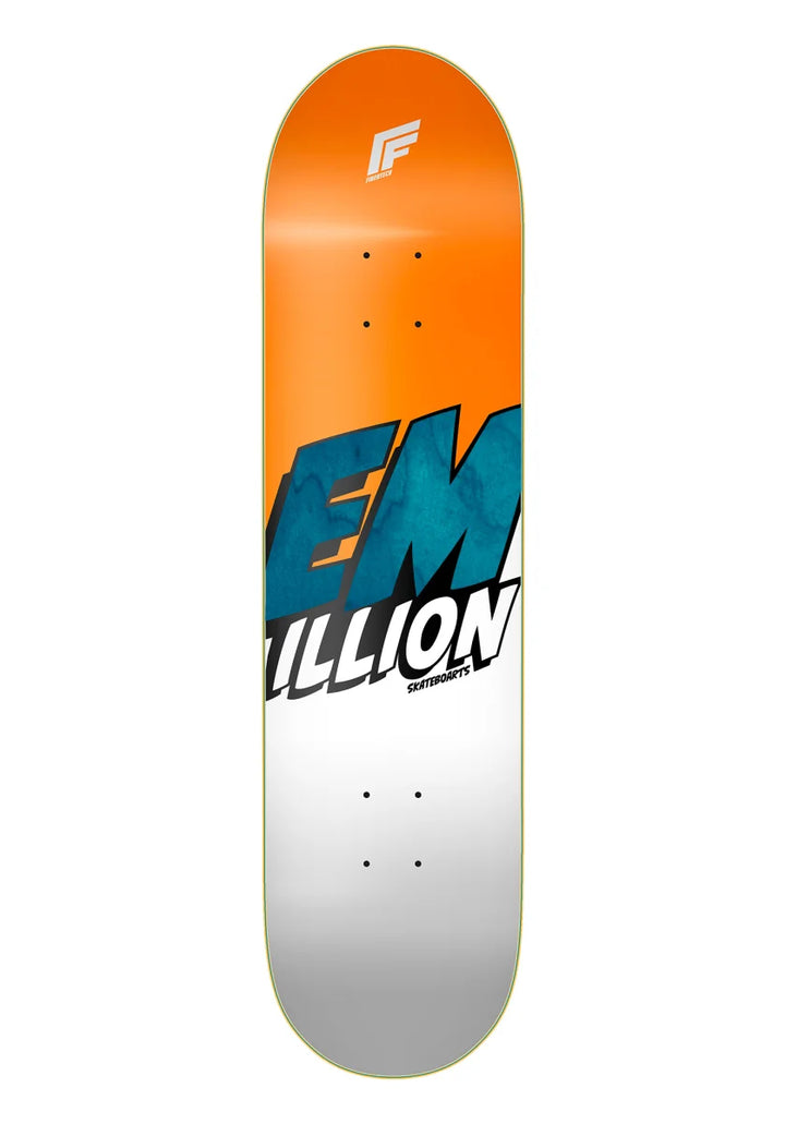 EMillion Fibertech Logo Deck 8.25 - Orange