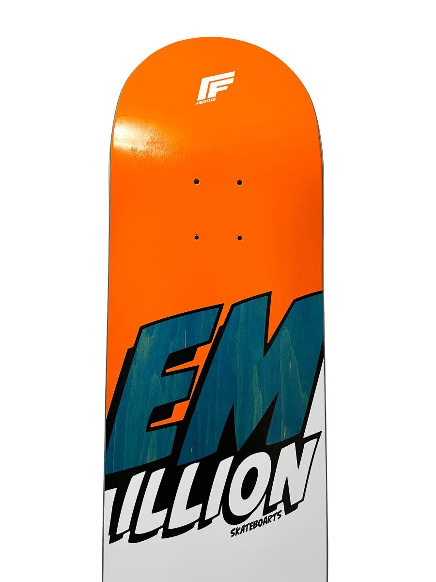 EMillion Fibertech Logo Deck 8.25 - Orange