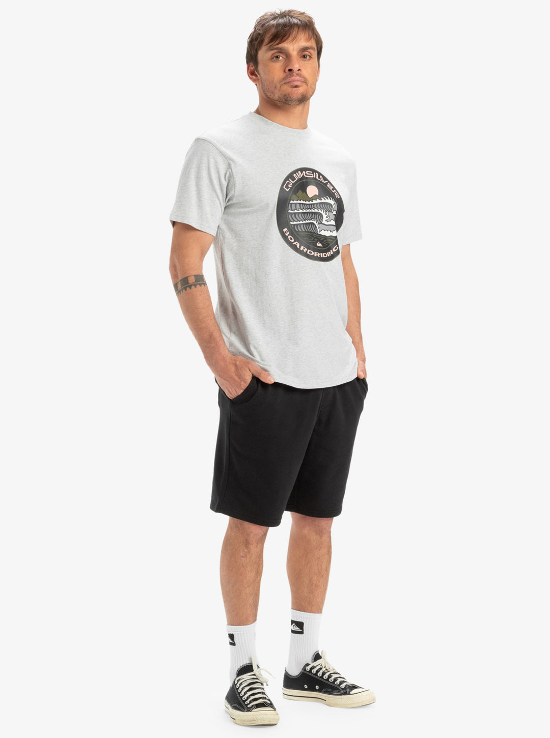 Quicksilver Salt Water - Shorts mit elastischem Bund - kvj0 Black