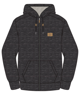 Quicksilver Keller - Sherpa-Fleece mit Kapuze