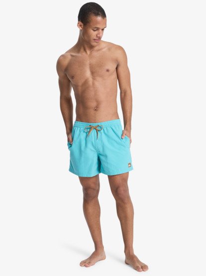 Quiksilver Everyday Solid Volley 15" -  Aqua bllau