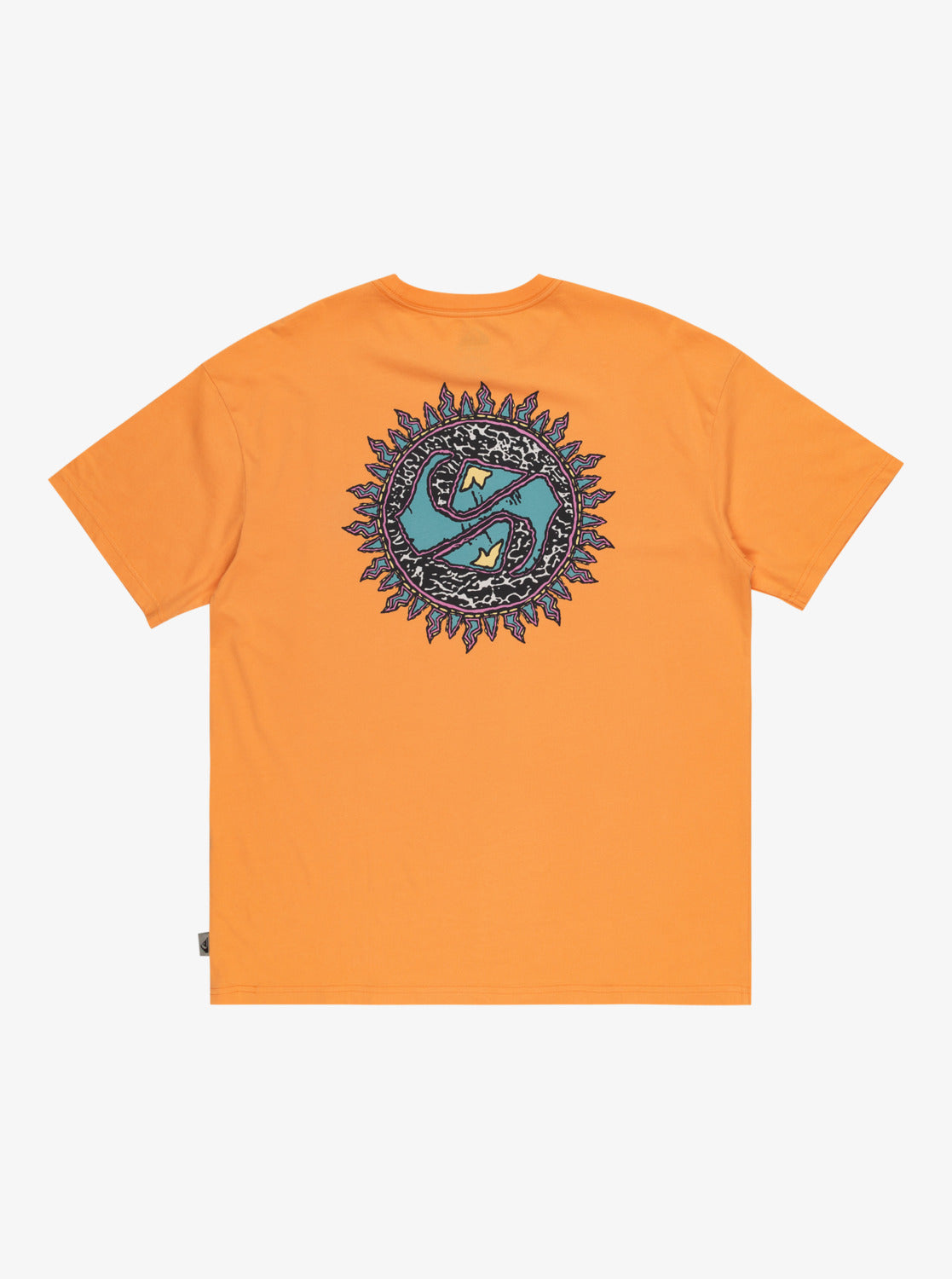 Quicksilver Spin Cycle Oversize Tee - Tangerine