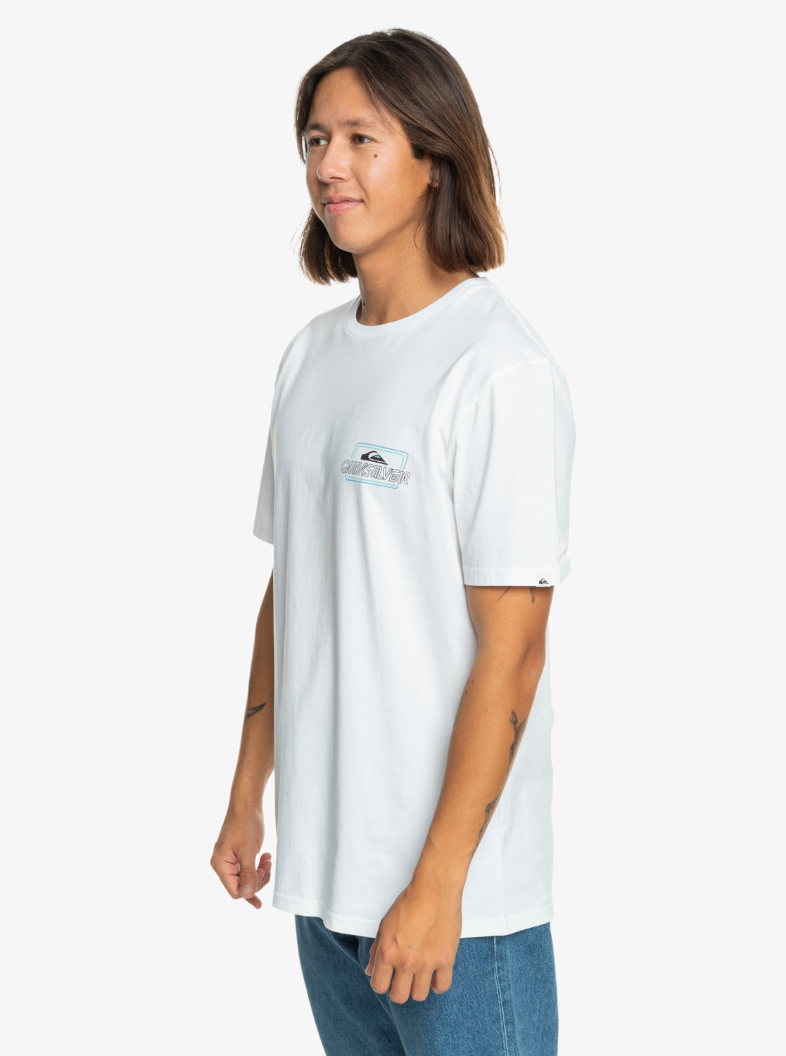 Quicksilver Line By Line - T-Shirt - White