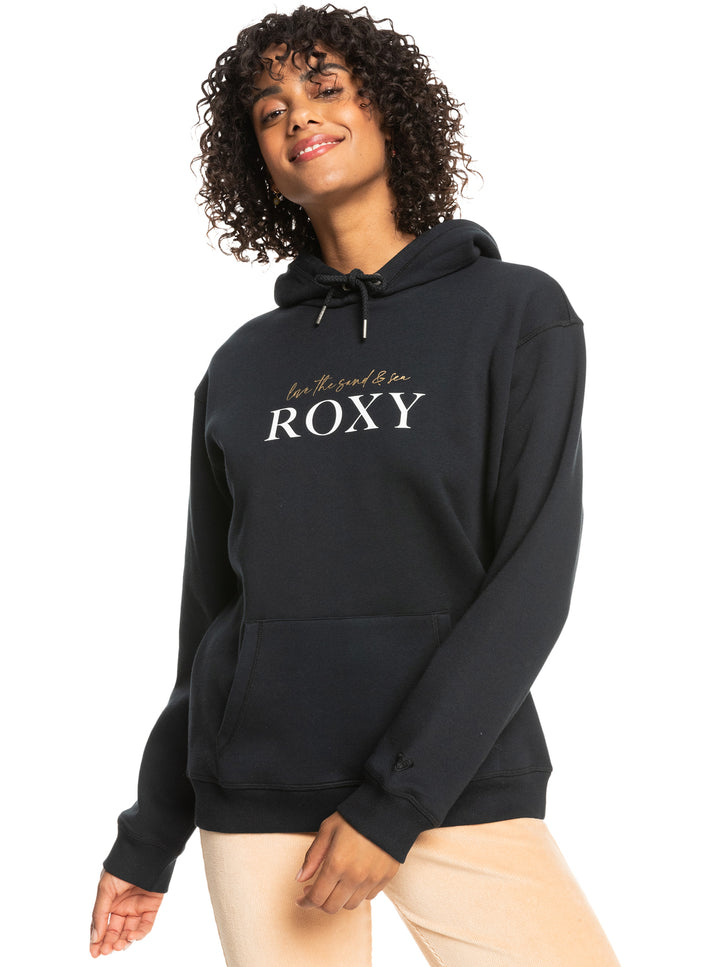 ROXY Surf Stoked Hoodie Brushed - Schwarz /  Anthracit kvj0