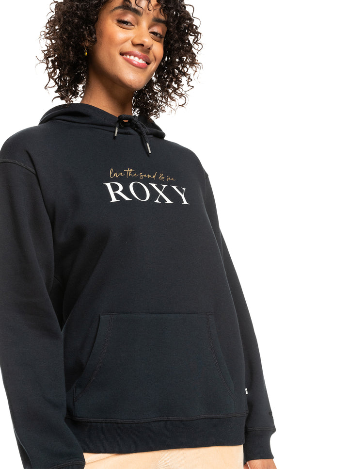 ROXY Surf Stoked Hoodie Brushed - Schwarz /  Anthracit kvj0