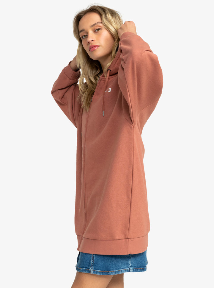 ROXY Backyard Party B - Zip Kapuzenpulli  cedar wood Rost
