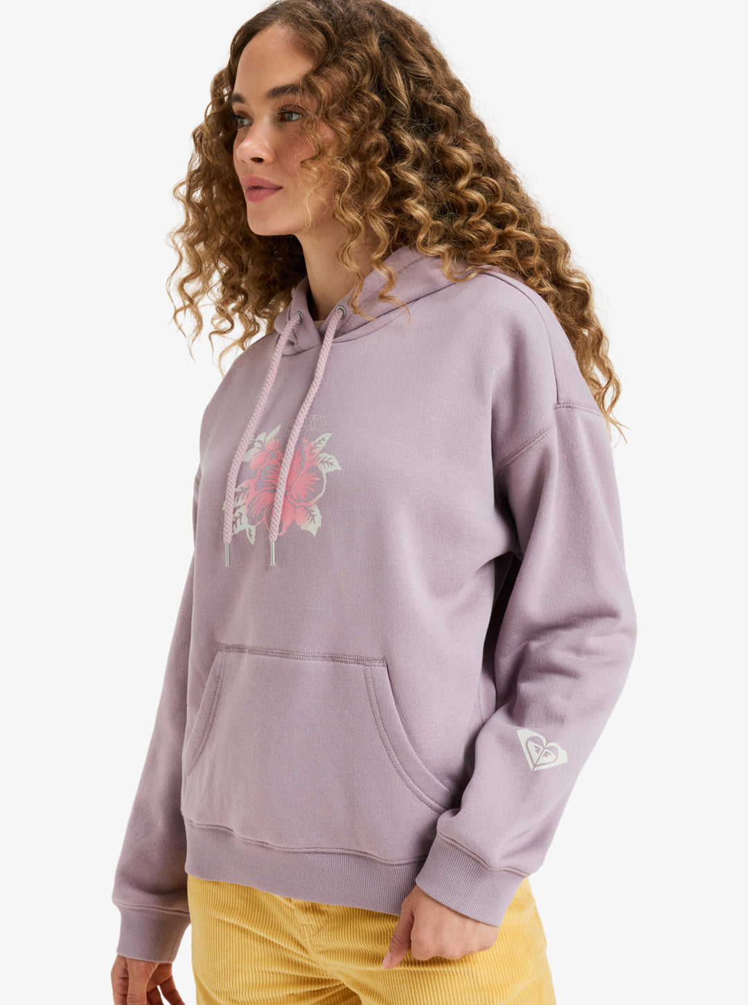 ROXY Perfect Place Brushed - Relaxed Fit Hoodie (PJQ0) nirvana