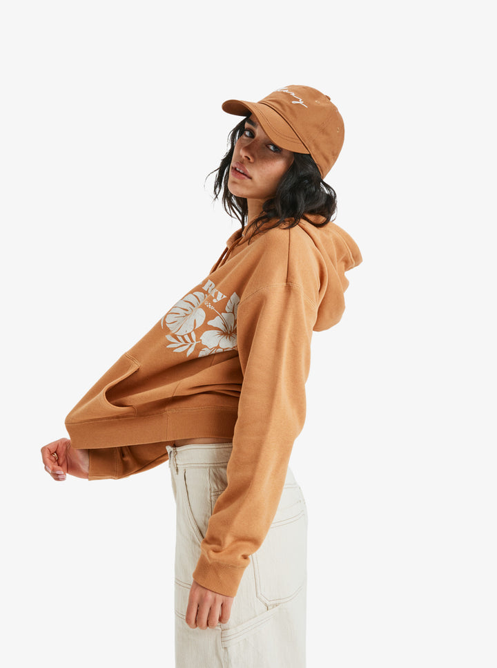 ROXY Perfect Place - Relaxed Fit Hoodie - CMD0 Curry