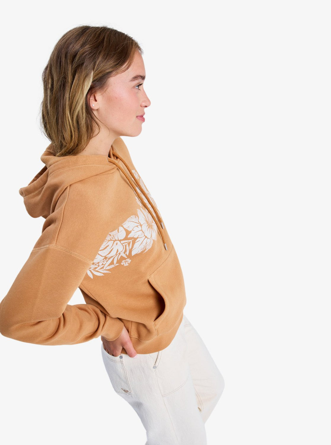 ROXY Perfect Place - Relaxed Fit Hoodie - CMD0 Curry