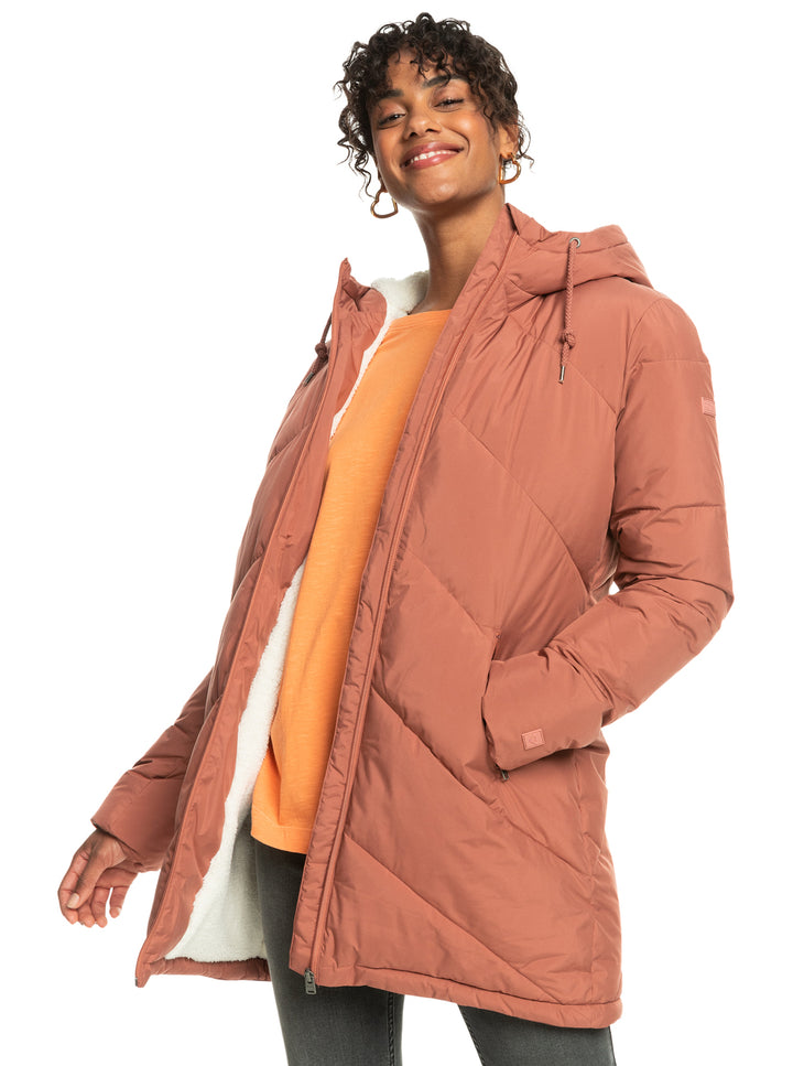 Roxy Better Weather Jacke - Cedarwood Braun