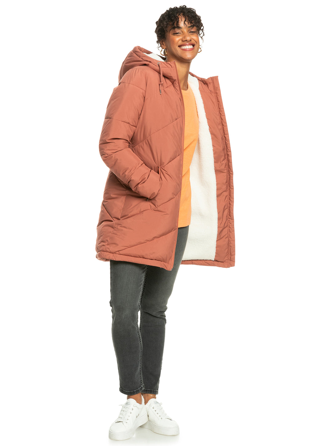 Roxy Better Weather Jacke - Cedarwood Braun
