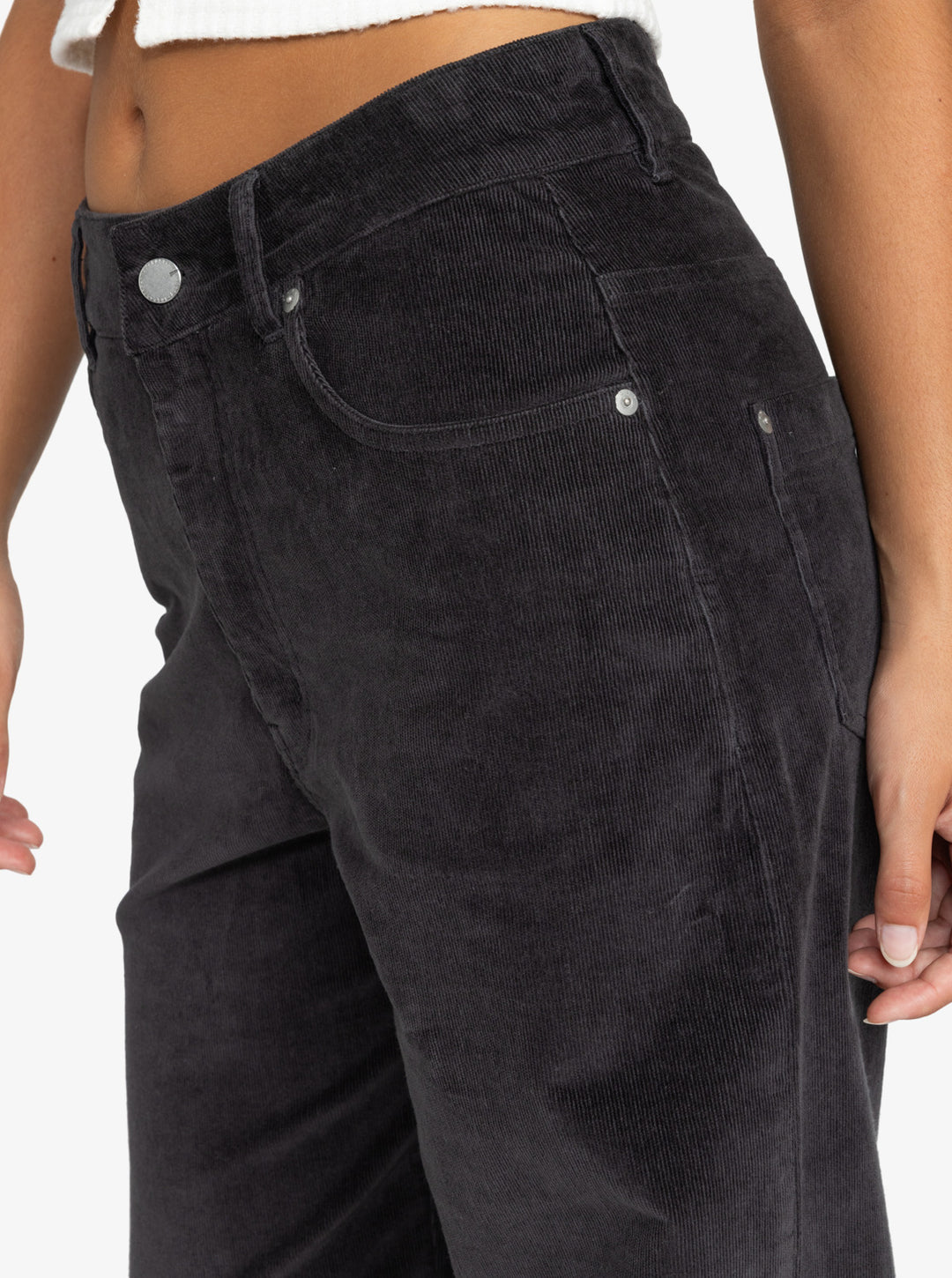 Roxy Surf On Cloud - Kordhose  Baggy - dunke grau