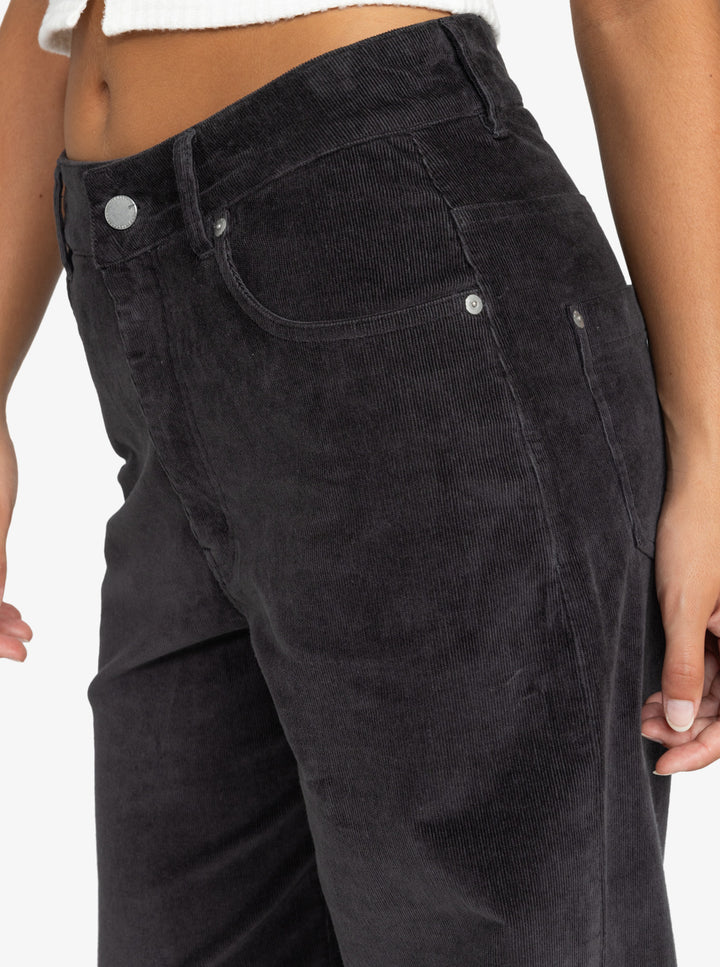 Roxy Surf On Cloud - Kordhose  Baggy - dunke grau