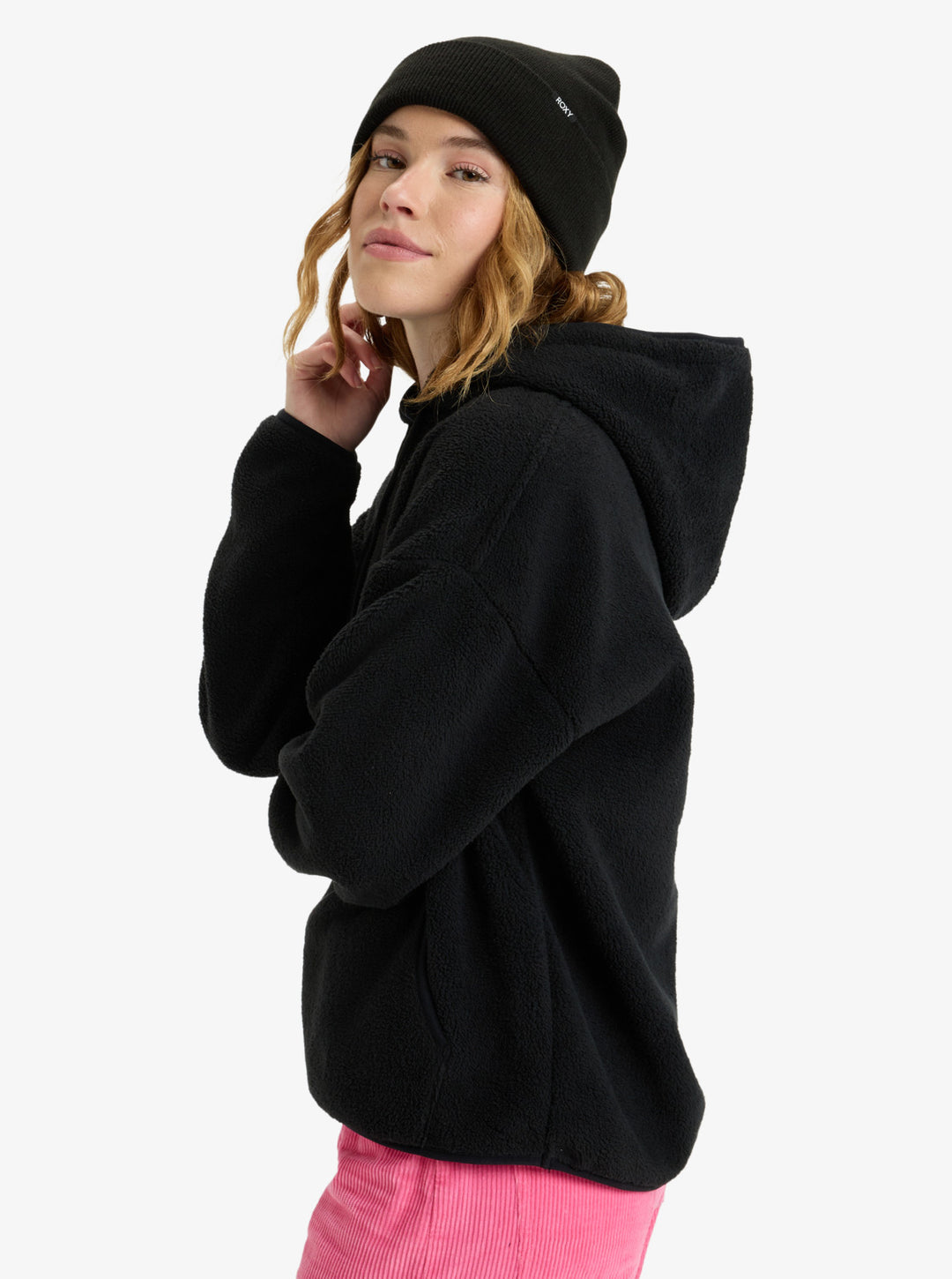 ROXY Cool Calling - Polarfleece-Hoodie (KVJ0) Black