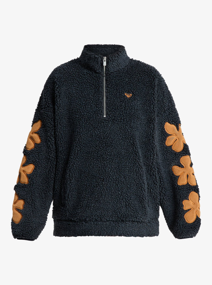 ROXY Far Away - Fleece mit Reißverschluss - KVJ0 dunkel grau