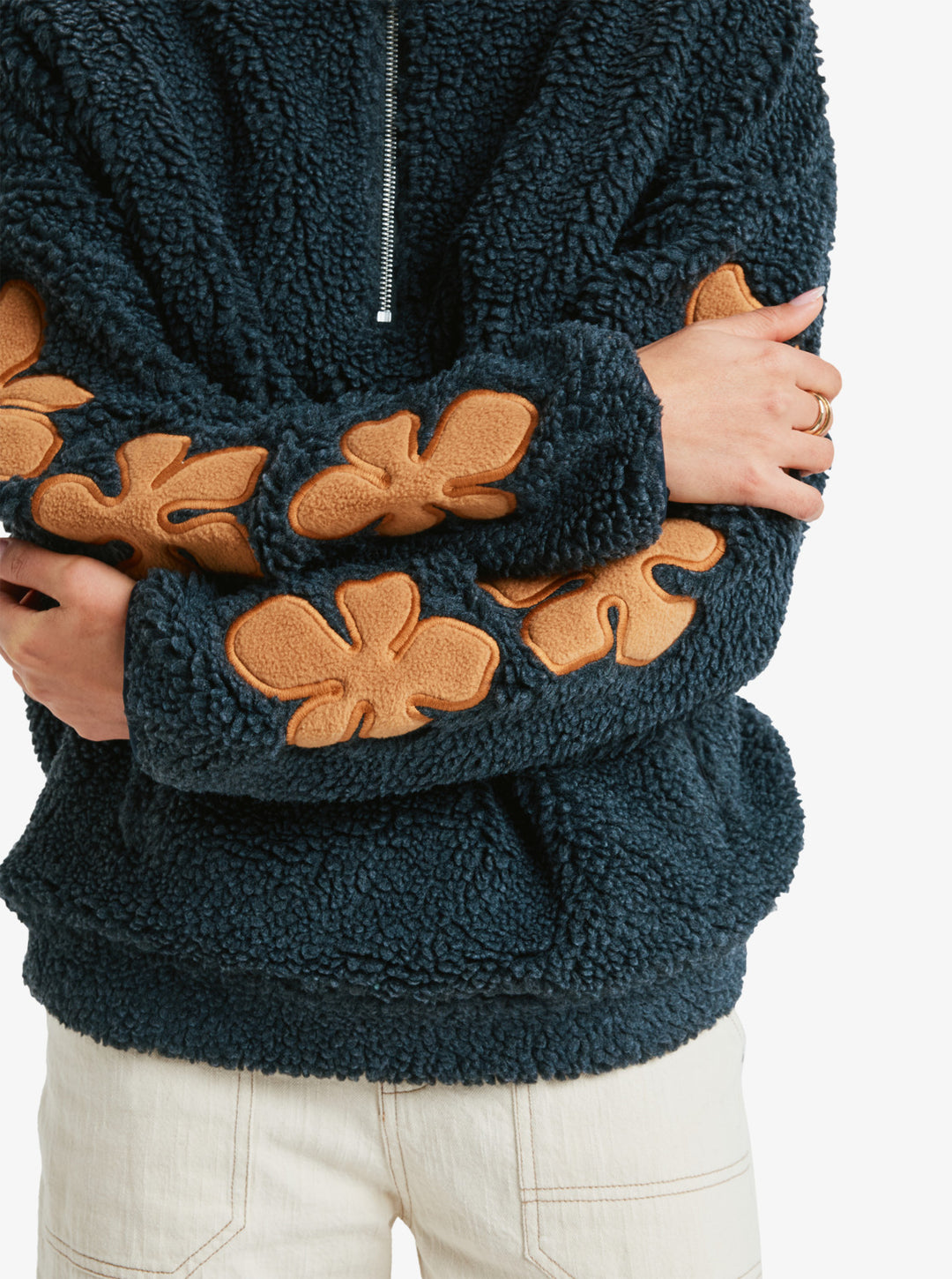 ROXY Far Away - Fleece mit Reißverschluss - KVJ0 dunkel grau