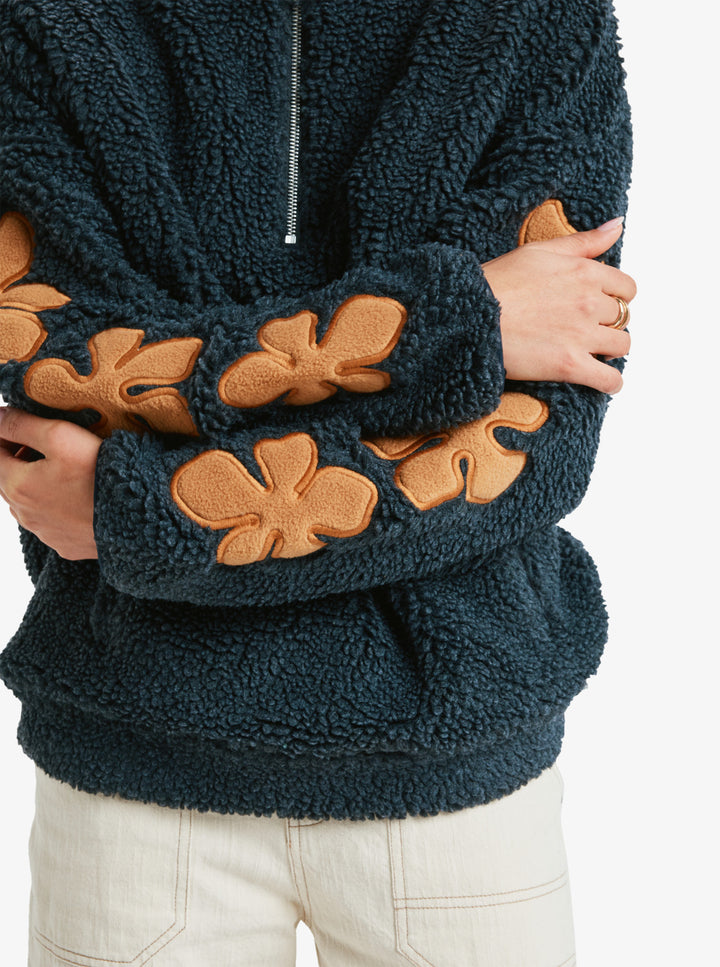 ROXY Far Away - Fleece mit Reißverschluss - KVJ0 dunkel grau