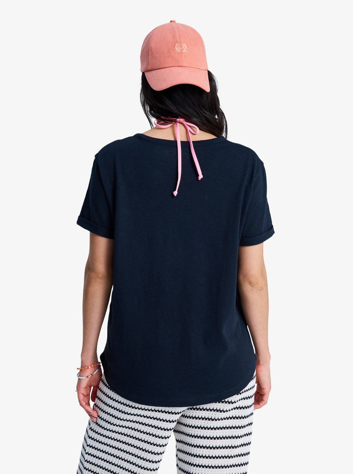 Roxy Oceanwave Regular Emby - T-Shirt Black