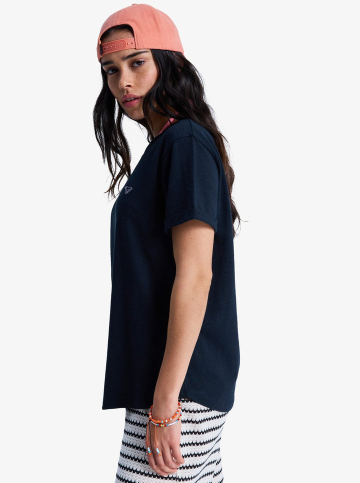 Roxy Oceanwave Regular Emby - T-Shirt Black