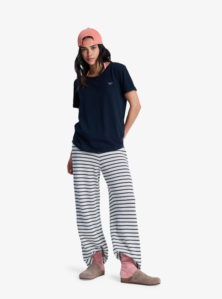 Roxy Oceanwave Regular Emby - T-Shirt Black