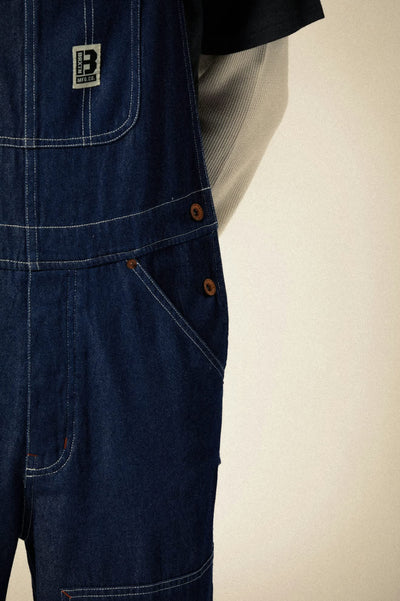 Brixton Builders Overall Latzhose Pant - Rinse Denim