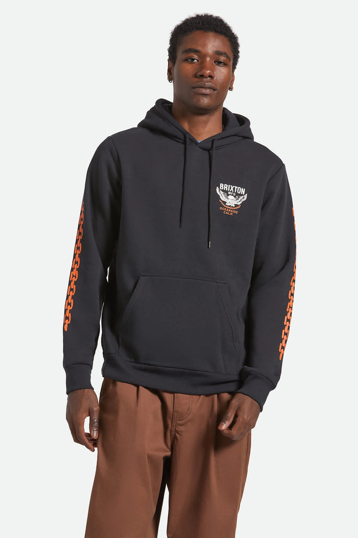 Brixton Waller Hoodie - Black