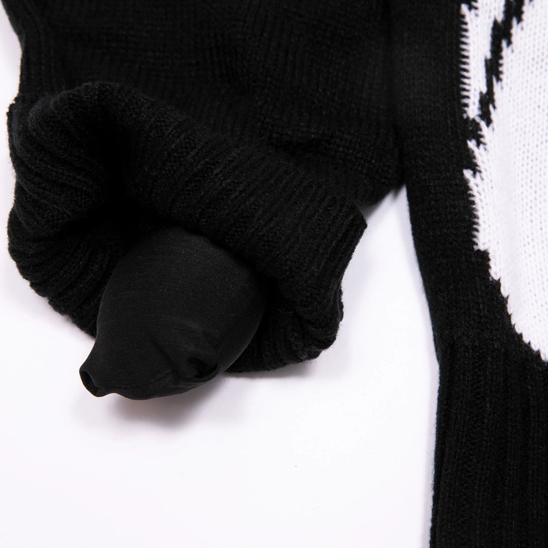 RipNDip Lord Nermal Flippy Knit Strick Sweater - Black